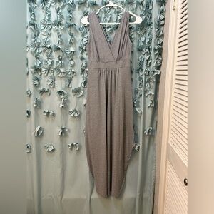 Comfy gray maxi dress